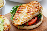 Grilled Mexican Chicken Burger