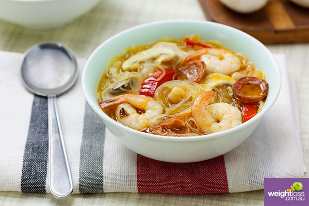 Spanish Prawn Noodle Soup