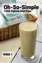 Oh So Simple 1600 Calorie Diet Plan