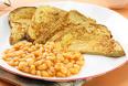 French Toast with Beans