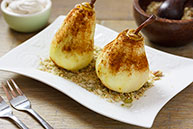 Baked Pears with Nuts & Seeds