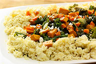 Warm Kale & Quinoa Salad