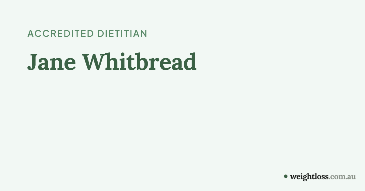 Jane Sophie Whitbread: Weight Loss Dietitian in Hawthorn, SA | Reviews