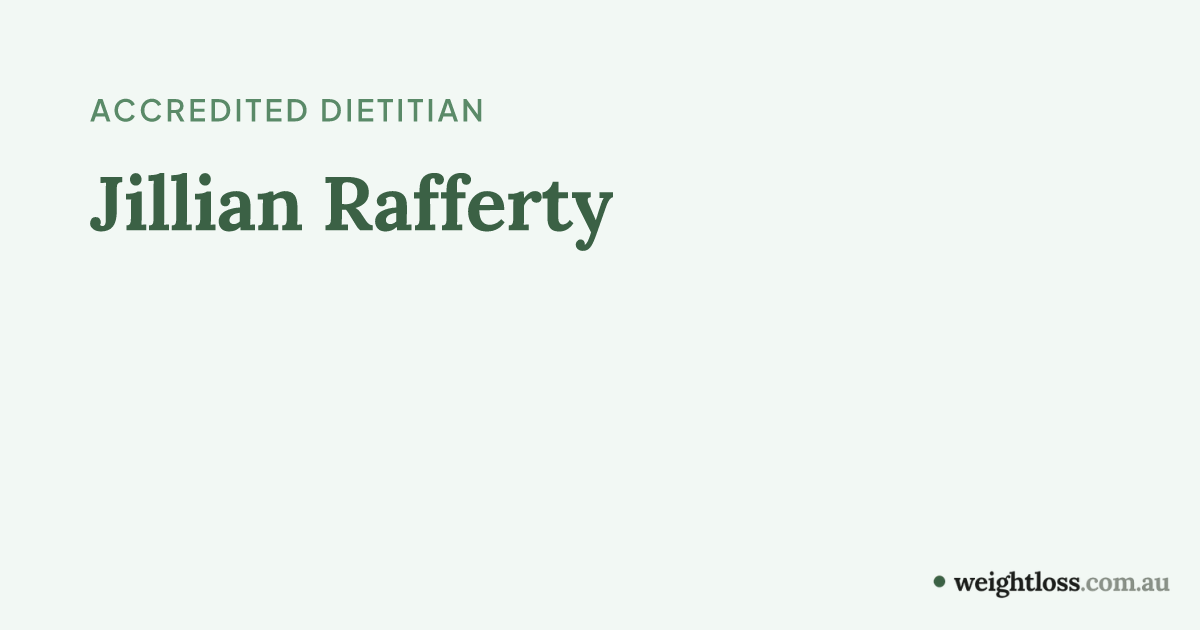 Jillian Erica Rafferty: Weight Loss Dietitian in Holden Hill, SA | Reviews