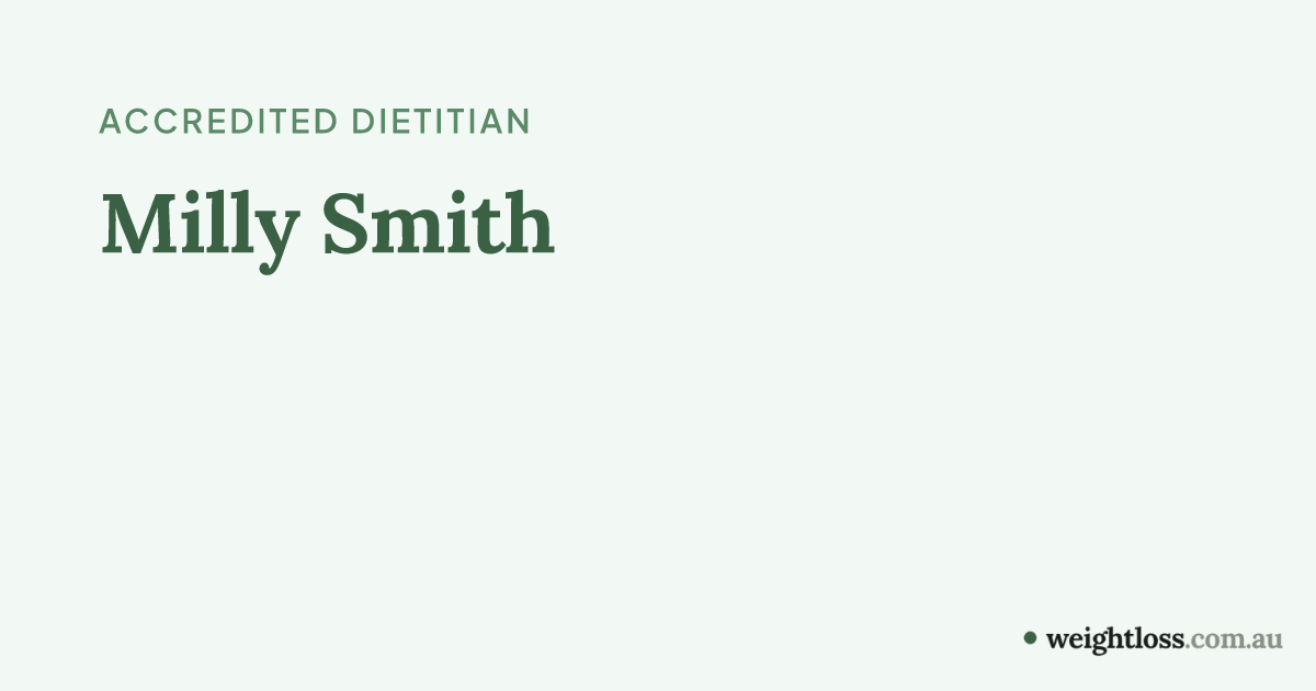 Milly Morton Smith: Weight Loss Dietitian in Sandy Bay, TAS | Reviews