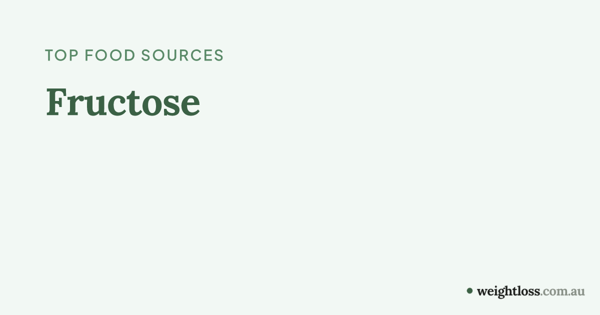 Foods Highest in Fructose: Top 50 Sources Ranked