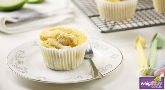 Low Fat Apple & Cinnamon Muffins