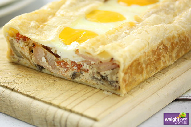 Breakfast Ricotta Slice