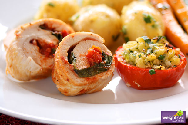 Stuffed Chicken Cartwheel