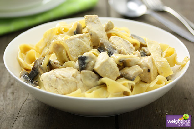 Chicken & Mushroom Fettuccini