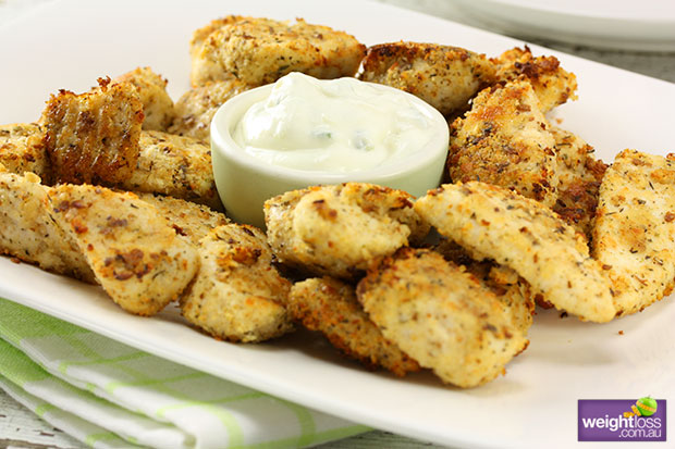 Parmesan Crusted Chicken Nuggets