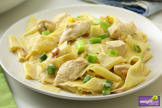 Creamy Chicken Pappardelle