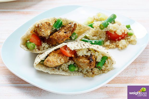 Chicken & Quinoa Wrap