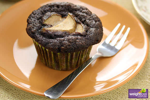 Gluten Free Chocolate & Pear Muffins