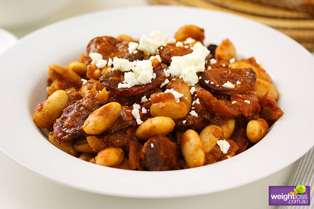 Chorizo Butter Bean Braise