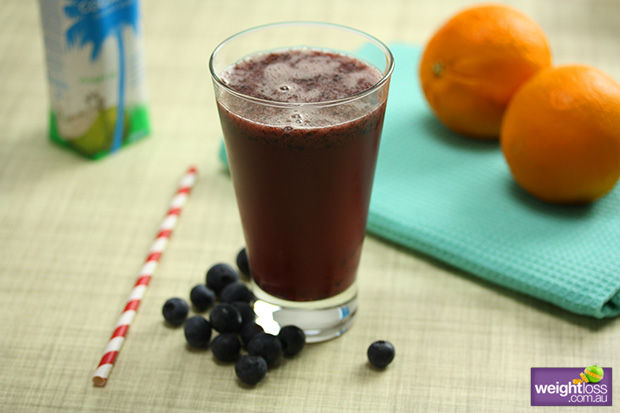 Coconut Water & Blueberry Cooler