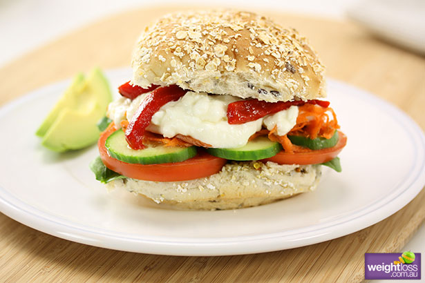 Cottage Cheese Salad Roll