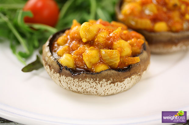 Field Mushroom with Chickpeas