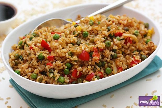 Fried Brown Rice