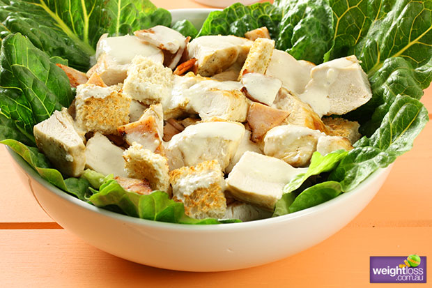 Grilled Chicken Caeser Salad