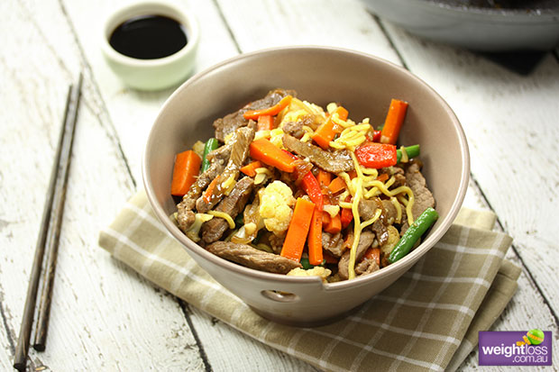 Honey Soy Beef & Vegetables