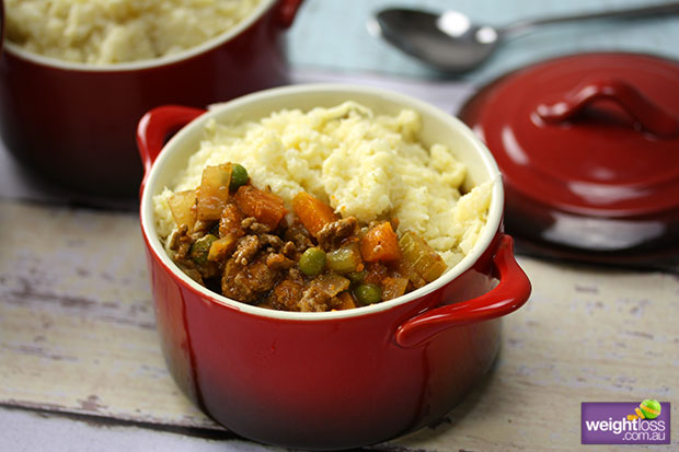 Italian Shepherds Pie with Cauliflower Mash