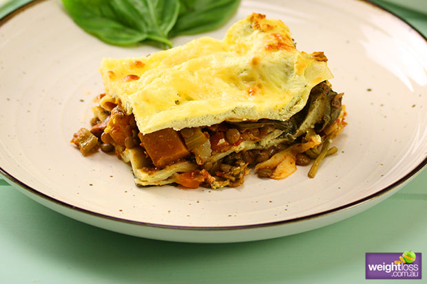 Lentil & Vegetable Lasagne