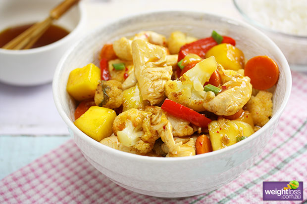 Mango Lime Chicken Stir Fry