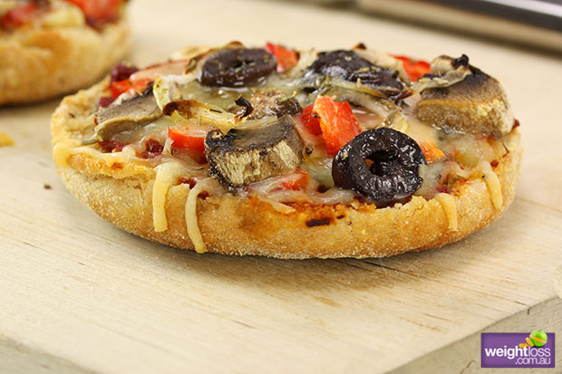 Vegetarian Pizza Muffins