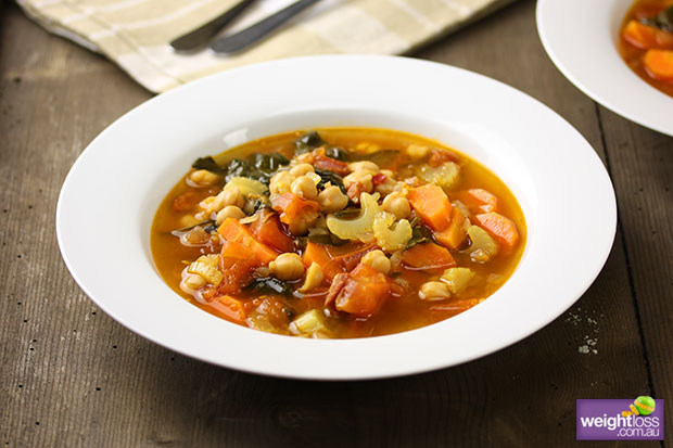 Moroccan Chickpea Soup