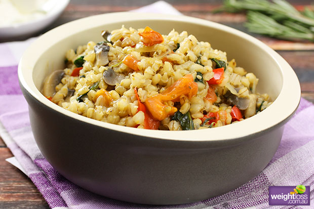 Pearl Barley Vegetable Risotto