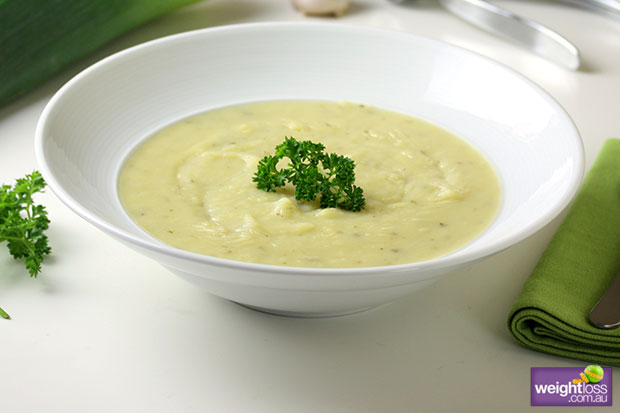 Leek Potato & Rosemary Soup