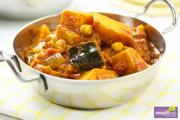 Pumpkin Chickpea Curry