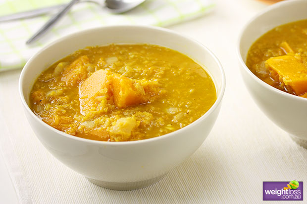 Pumpkin & Red Lentil Soup