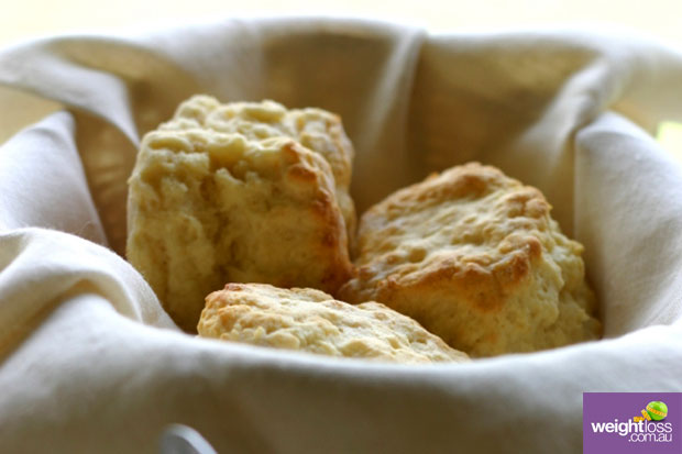 Pumpkin Scones with Fig Jam