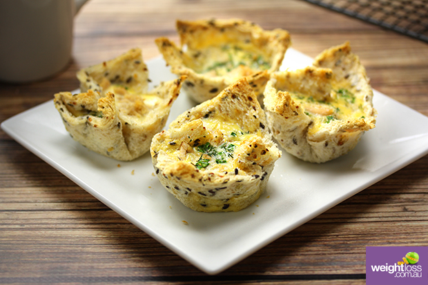 Salmon Brunch Tartlets