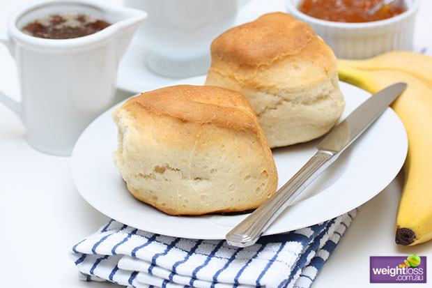 Scones with Honey Apricot & Banana