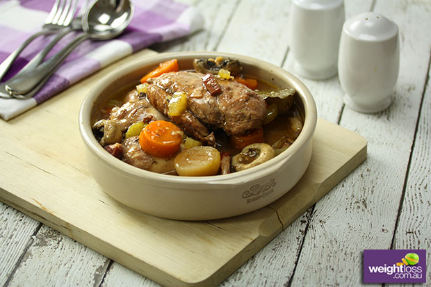 Slow Cooker Coq Au Vin