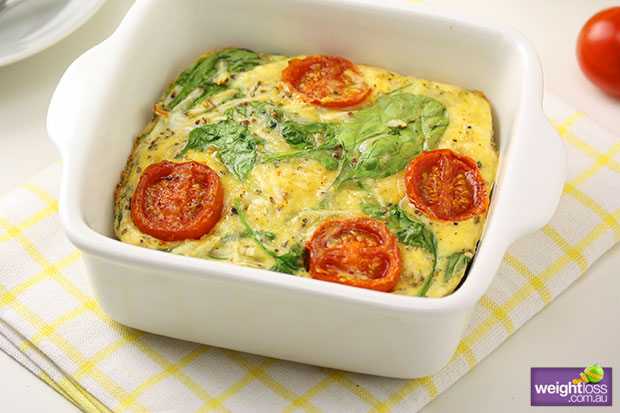 Spinach & Sweet Potato Frittata