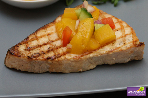 Swordfish Mango Salsa