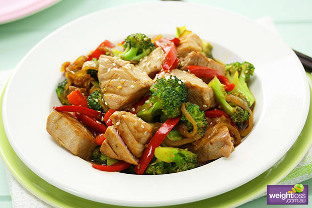 Tuna and Broccoli Stir Fry