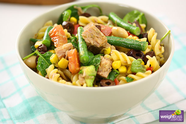 Tuna Tomato Pasta Salad