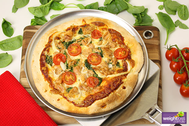 Tuna & Spinach Pizza
