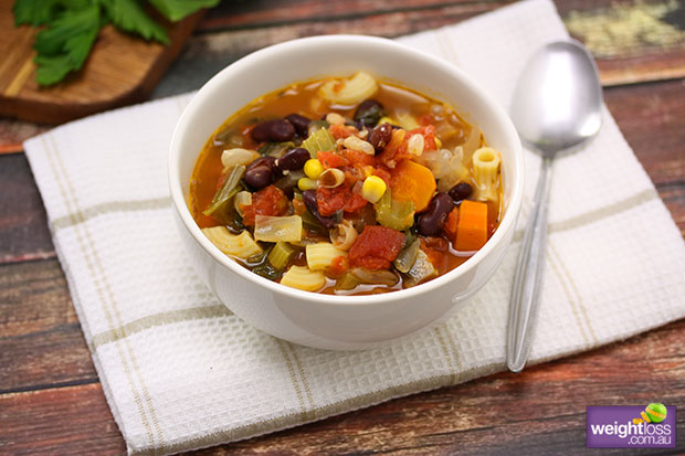 Two Bean Minestrone Soup