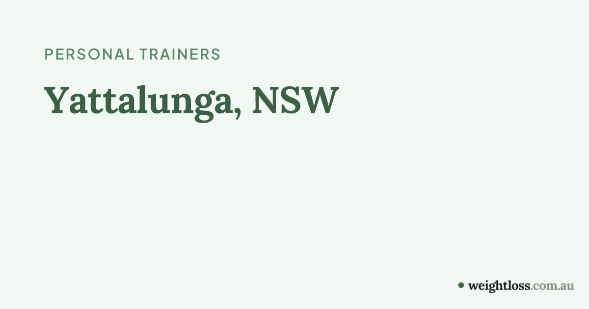 Personal Trainers in Yattalunga, NSW: Find a Local Trainer