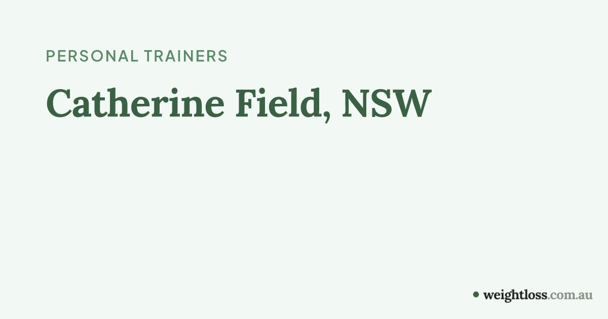 Personal Trainers in Catherine Field, NSW: Find a Local Trainer